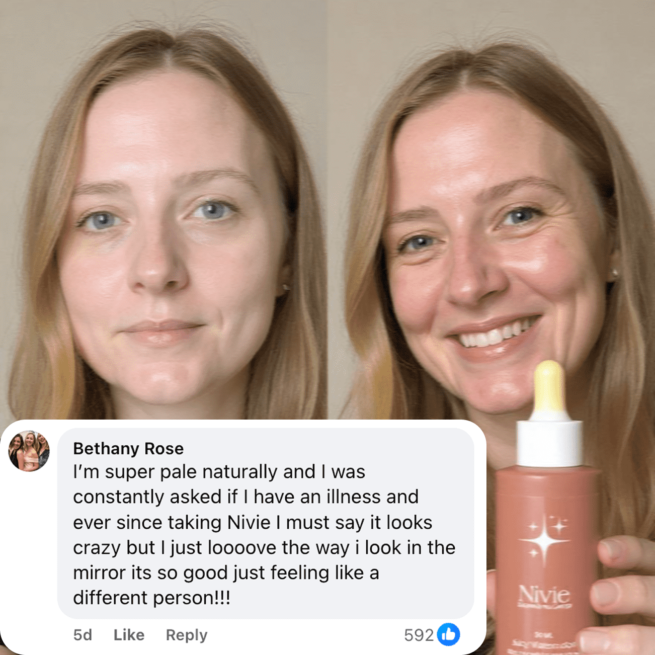 Nivie | Tan Drops
